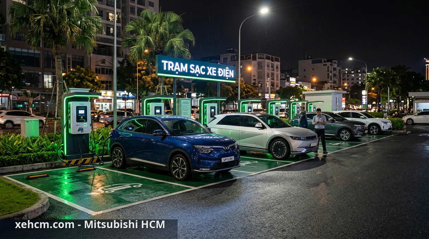 Hạ tầng trạm sạc: Rào cản khi dùng xe điện tại Việt Nam 1 Mạng lưới hạ tầng trạm sạc đang dần mở rộng tại các khu vực đô thị lớn - hạ tầng trạm sạc