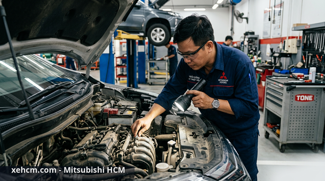 Kinh nghiệm mua xe cũ hay mới cho người lần đầu chọn Mitsubishi 1 Kinh nghiệm mua xe cũ cần kiểm tra kỹ động cơ - kinh nghiệm mua xe cũ