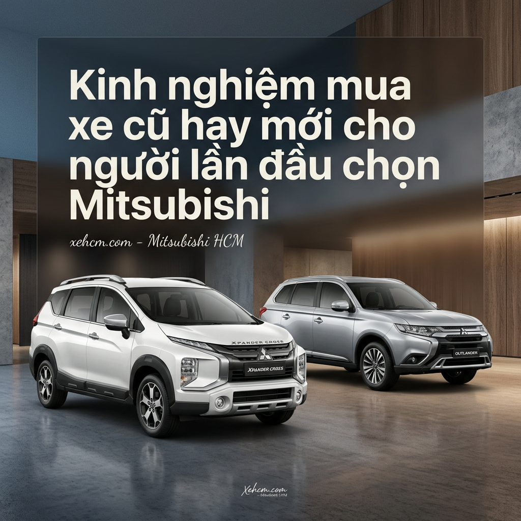Kinh nghiệm mua xe cũ hay mới cho người lần đầu chọn Mitsubishi