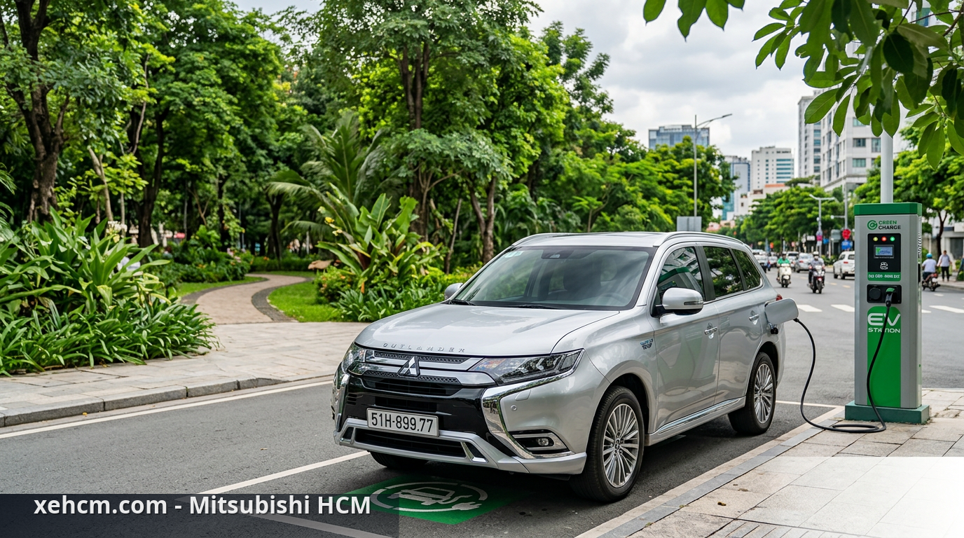 Mitsubishi hybrid: Kế hoạch ra mắt tại Việt Nam 1 Mitsubishi Outlander PHEV - Mẫu xe hybrid tiêu biểu của hãng - Mitsubishi hybrid