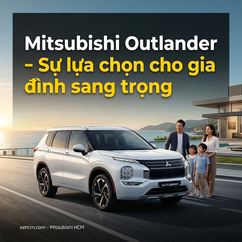 Mitsubishi Outlander - Sự lựa chọn cho gia đình sang trọng