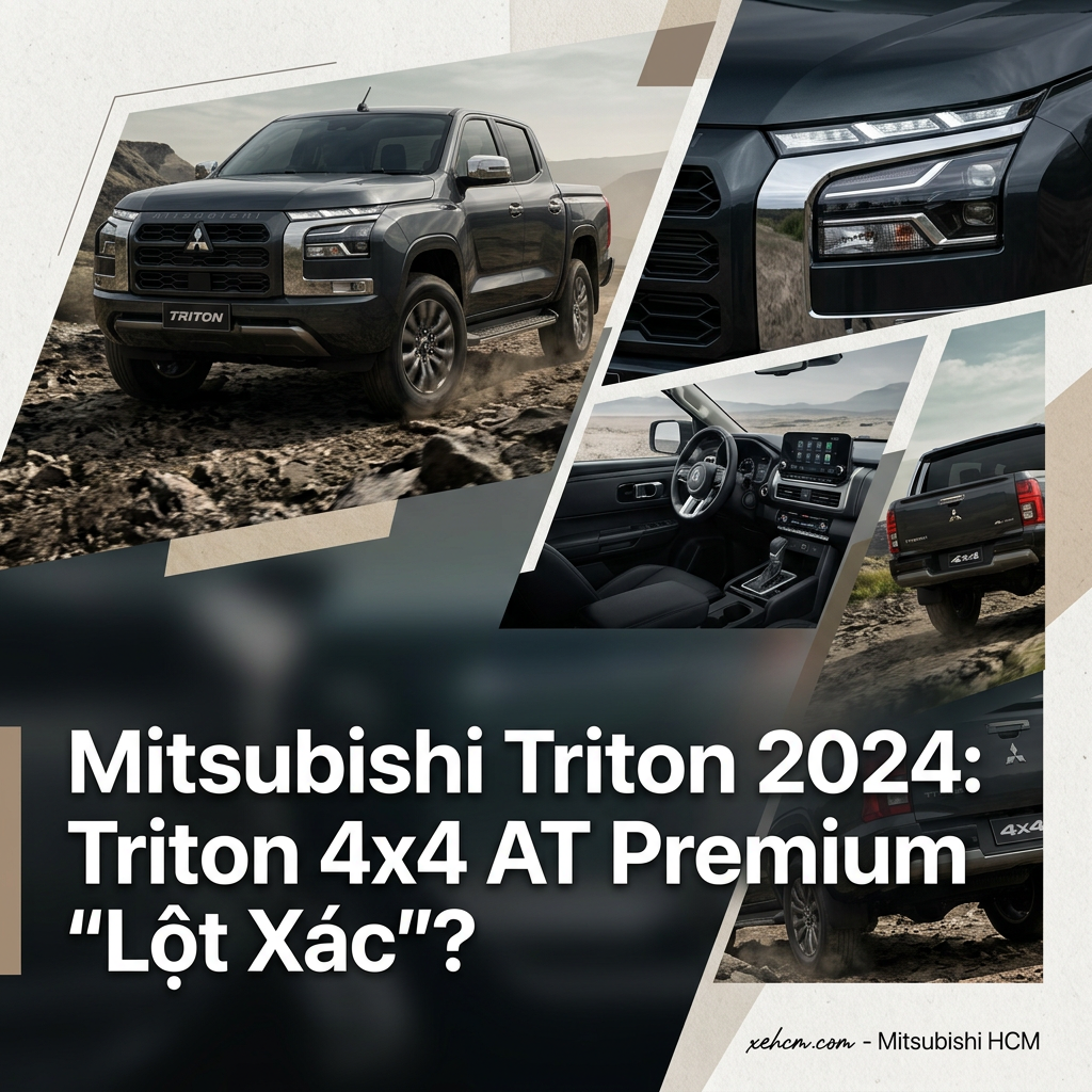 Mitsubishi Triton 2024: Triton 4x4 AT Premium 'Lột Xác'?