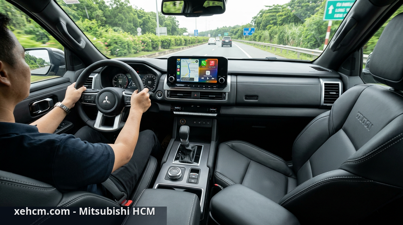 Mitsubishi Triton 2026: Khi Nào Ra Mắt và Có Gì Đặc Biệt? 2 Nội thất tiện nghi và công nghệ hiện đại của Mitsubishi Triton 2026 - Mitsubishi Triton 2026