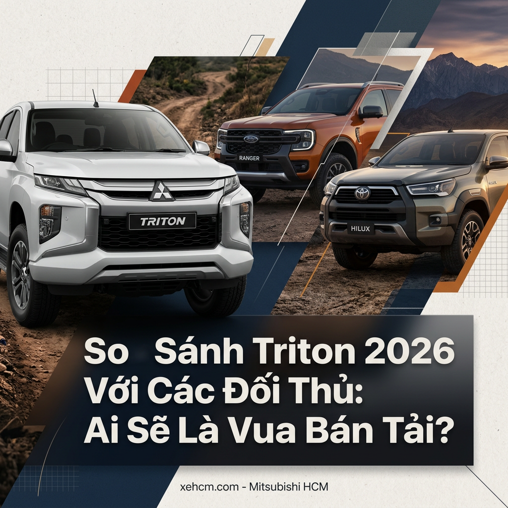 So Sánh Triton 2026 Với Các Đối Thủ: Ai Sẽ Là Vua Bán Tải?