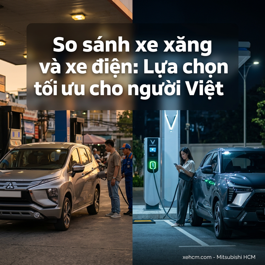 So sánh xe xăng và xe điện: Lựa chọn tối ưu cho người Việt