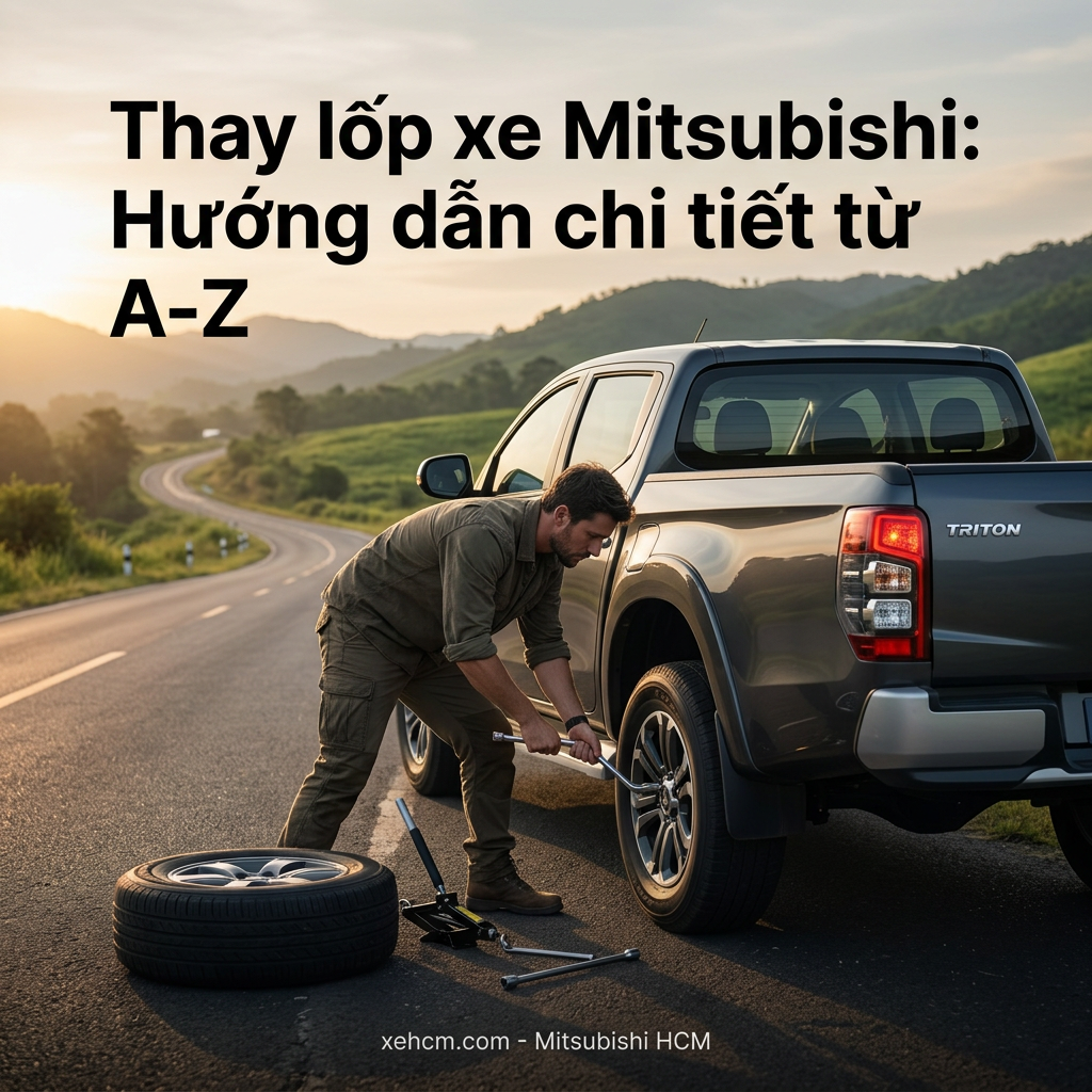 Thay lốp xe Mitsubishi: Hướng dẫn chi tiết từ A-Z