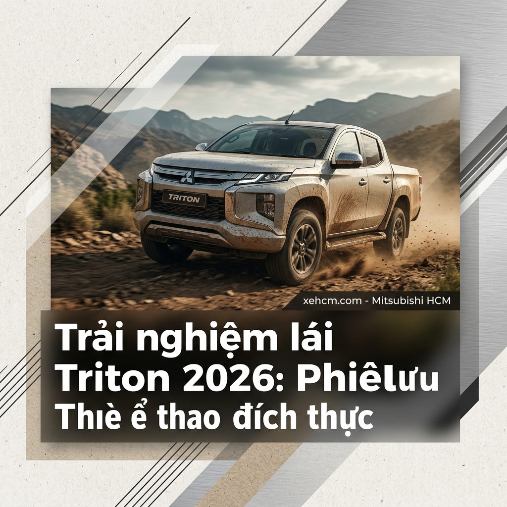 Trải nghiệm lái Triton 2026: Phiêu lưu và Thể thao đích thực