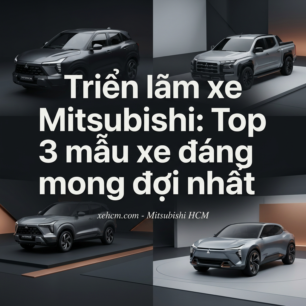 Triển lãm xe Mitsubishi: Top 3 mẫu xe đáng mong đợi nhất