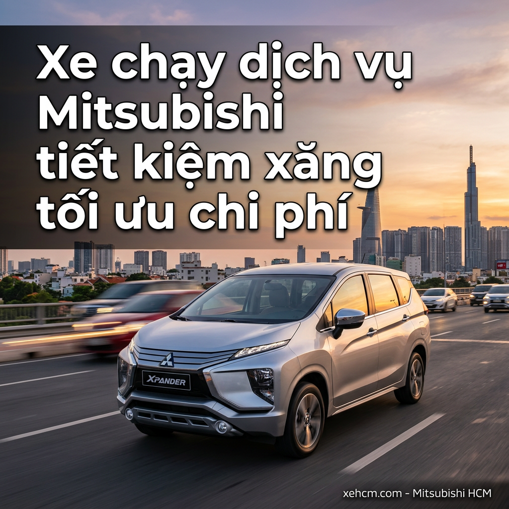 Xe chạy dịch vụ Mitsubishi tiết kiệm xăng tối ưu chi phí