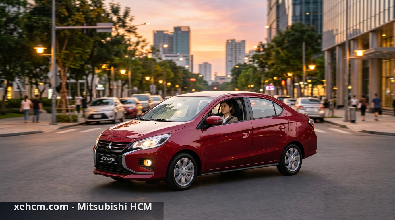 Xe cho người độc thân: Lựa chọn Mitsubishi Attrage tối ưu 1 Mitsubishi Attrage là mẫu xe lý tưởng cho người độc thân năng động - xe cho người độc thân