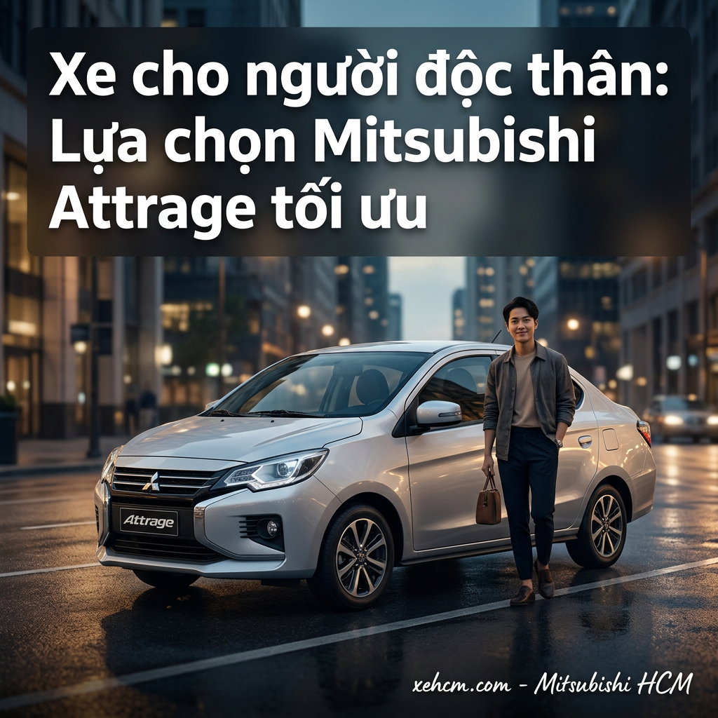 Xe cho người độc thân: Lựa chọn Mitsubishi Attrage tối ưu