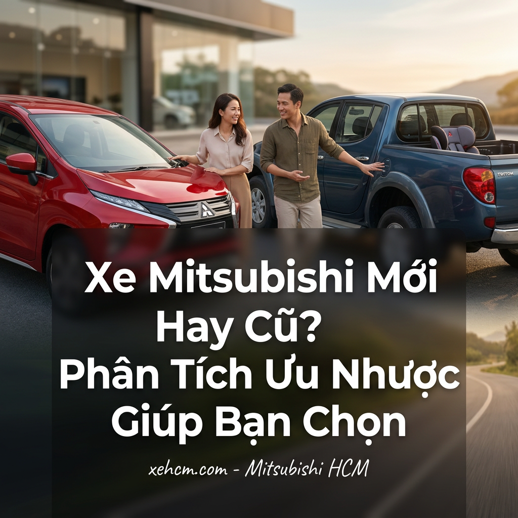 Xe Mitsubishi Mới Hay Cũ? Phân Tích Ưu Nhược Giúp Bạn Chọn