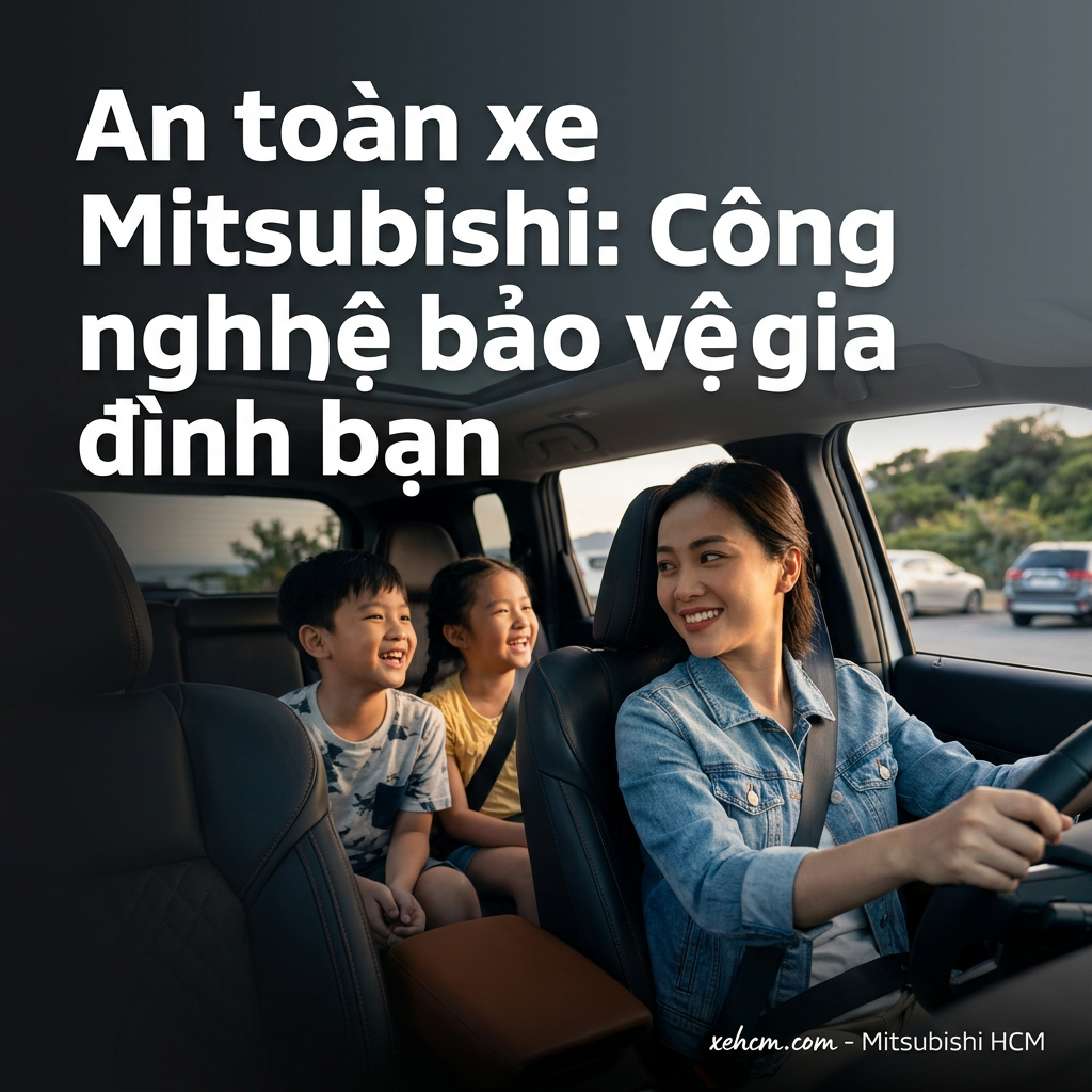 An toàn xe Mitsubishi: Công nghệ bảo vệ gia đình bạn