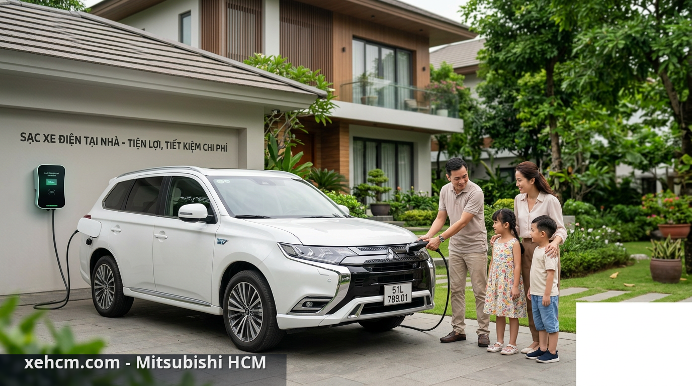 Chi phí bảo dưỡng xe Mitsubishi: So sánh xe xăng, điện, dầu 2 Chi phí sạc điện cho xe Mitsubishi Outlander PHEV hoặc các mẫu xe điện thuần túy thường thấp hơn nhiều so với nhiên liệu hóa thạch. - chi phí bảo dưỡng xe mitsubishi