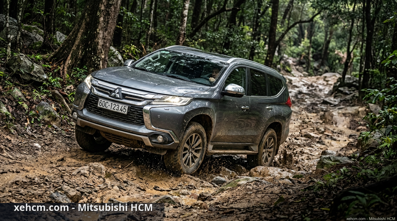 Chọn SUV Mitsubishi: Xpander Cross, Outlander hay Pajero Sport? 2 Mitsubishi Pajero Sport – SUV mạnh mẽ, chinh phục mọi địa hình. - chọn SUV Mitsubishi