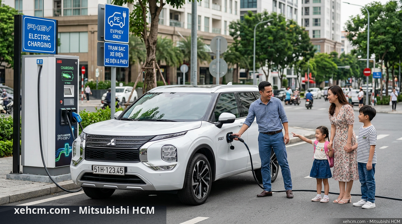 Giá trị bán lại xe Mitsubishi: Xăng, điện, dầu khác biệt ra sao? 2 Mitsubishi Outlander PHEV đại diện cho phân khúc xe điện của hãng. - giá trị bán lại xe mitsubishi