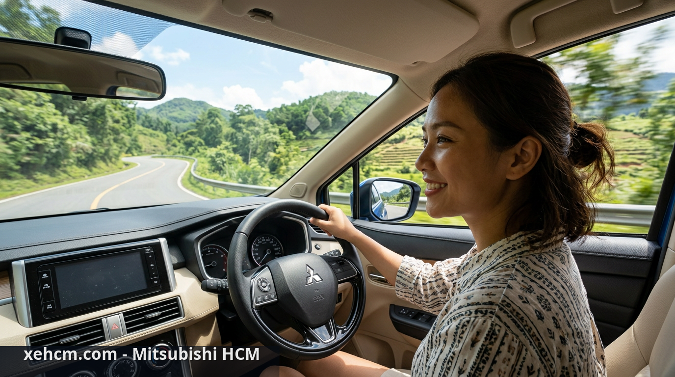 Sai Lầm Mua Xe Mitsubishi Lần Đầu: 5 Điều Cần Tránh 2 Lái thử xe Mitsubishi giúp bạn đánh giá chính xác cảm giác lái và độ thoải mái. - sai lầm mua xe Mitsubishi