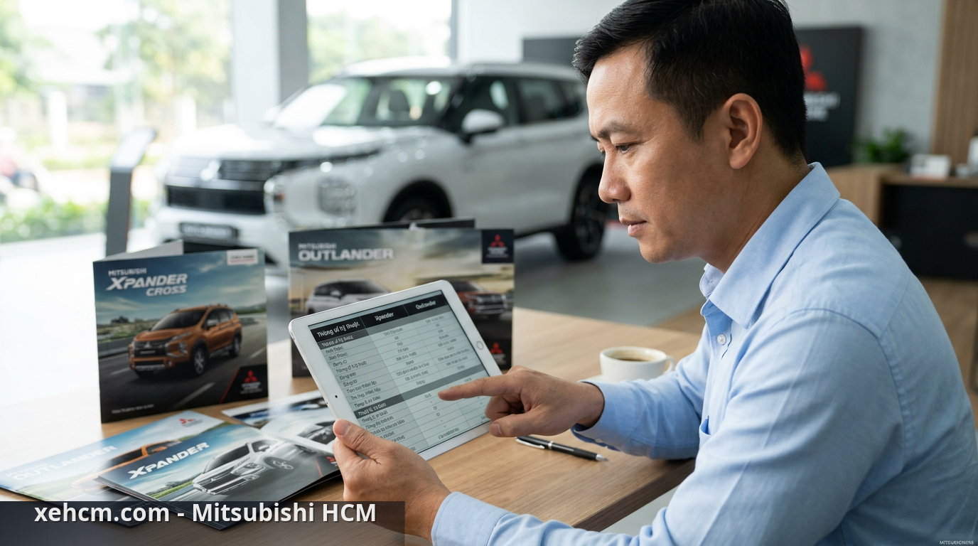 Sai Lầm Mua Xe Mitsubishi Lần Đầu: 5 Điều Cần Tránh 1 So sánh kỹ lưỡng các mẫu xe Mitsubishi là kinh nghiệm tránh rủi ro mua xe hiệu quả. - sai lầm mua xe Mitsubishi