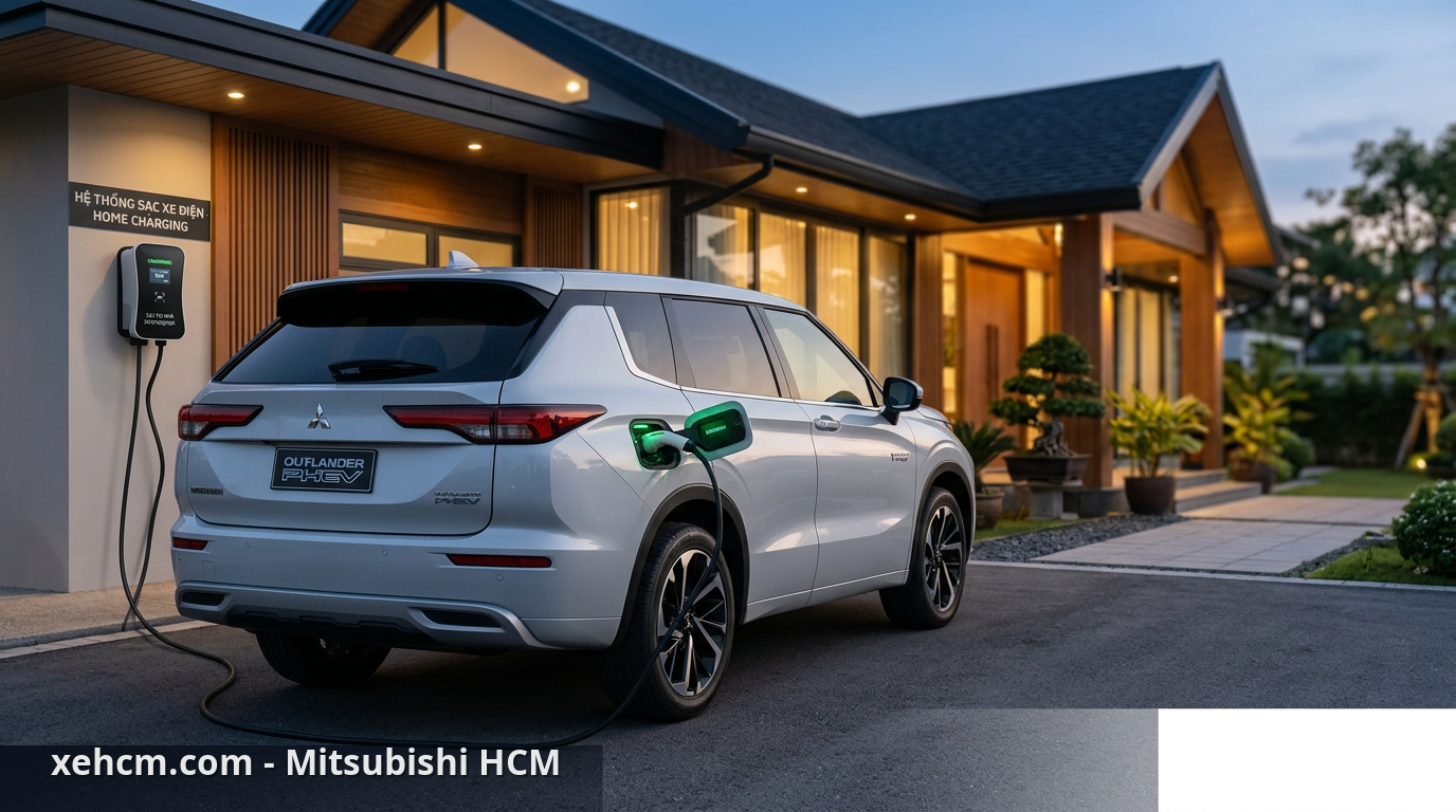 Tiết kiệm nhiên liệu xe Mitsubishi: Mẹo tối ưu hóa xăng, điện, dầu 2 Sạc xe điện Mitsubishi hiệu quả giúp tối ưu hóa điện năng và tuổi thọ pin. - tiết kiệm nhiên liệu xe mitsubishi